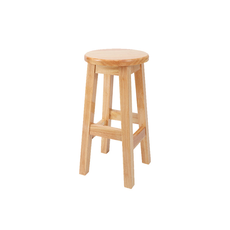 Modern Style Bar Stool Solid Wood Counter Stool for Dining Room