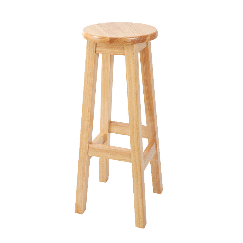 Modern Style Bar Stool Solid Wood Counter Stool for Dining Room
