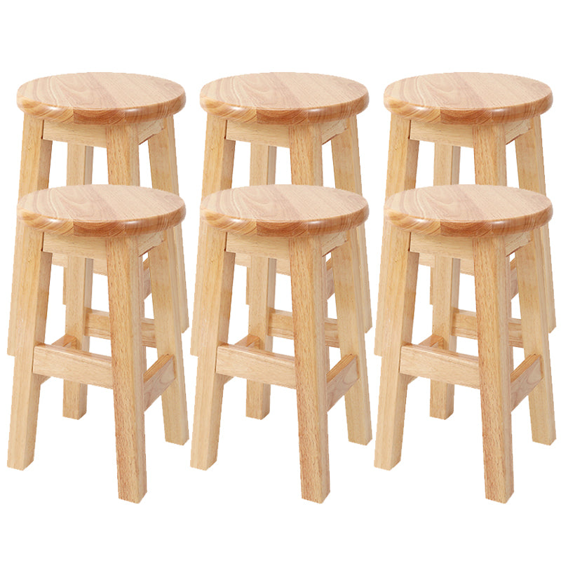 Modern Style Bar Stool Solid Wood Counter Stool for Dining Room