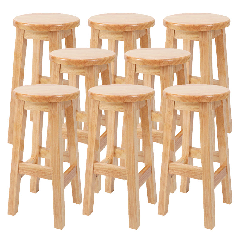 Modern Style Bar Stool Solid Wood Counter Stool for Dining Room