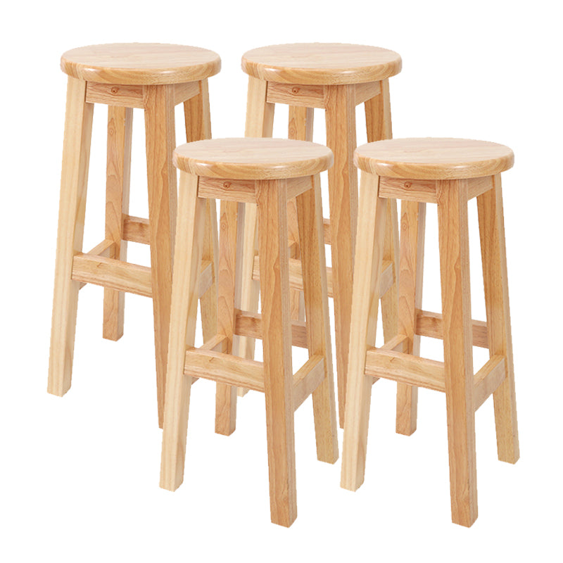 Modern Style Bar Stool Solid Wood Counter Stool for Dining Room
