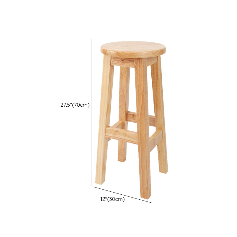Modern Style Bar Stool Solid Wood Counter Stool for Dining Room