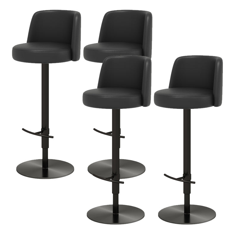 Glam Bar Stool Adjustable Height Counter Stool for Bristol with Swivel