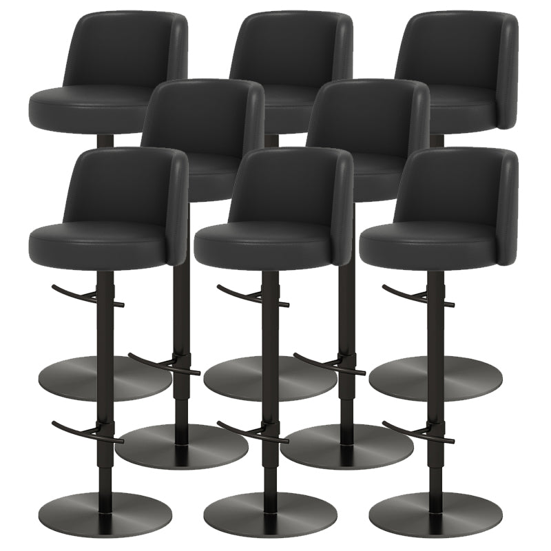 Glam Bar Stool Adjustable Height Counter Stool for Bristol with Swivel