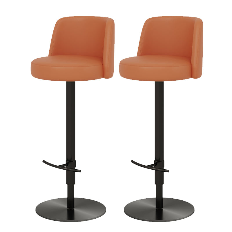 Glam Bar Stool Adjustable Height Counter Stool for Bristol with Swivel