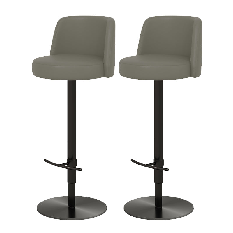 Glam Bar Stool Adjustable Height Counter Stool for Bristol with Swivel