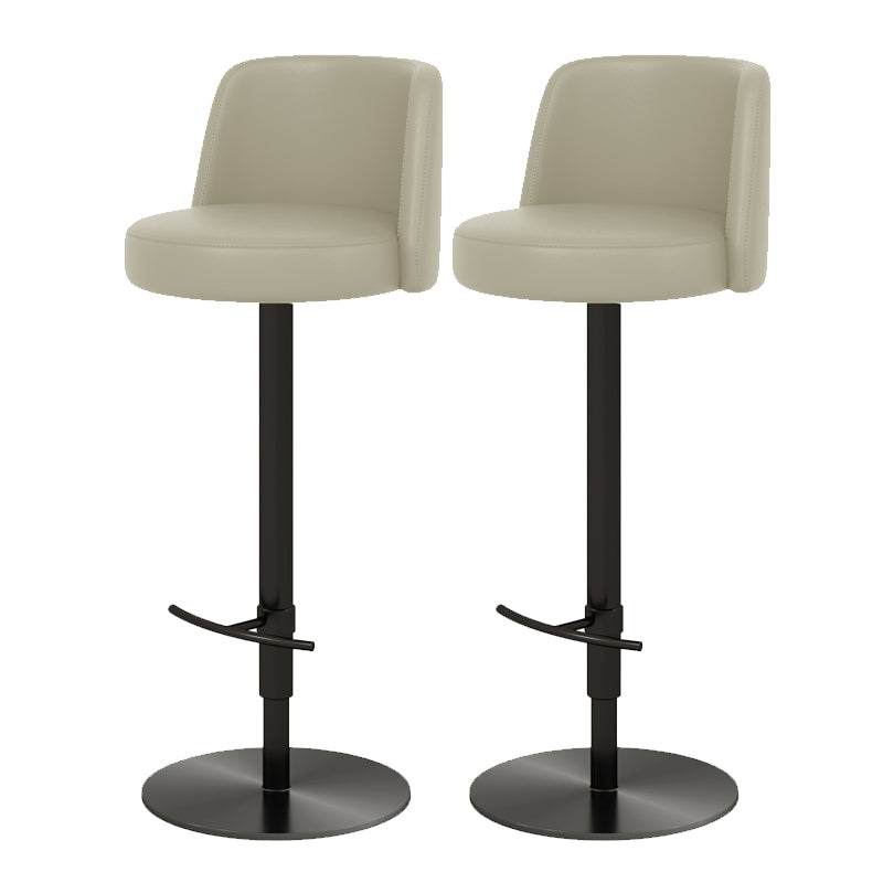 Glam Bar Stool Adjustable Height Counter Stool for Bristol with Swivel