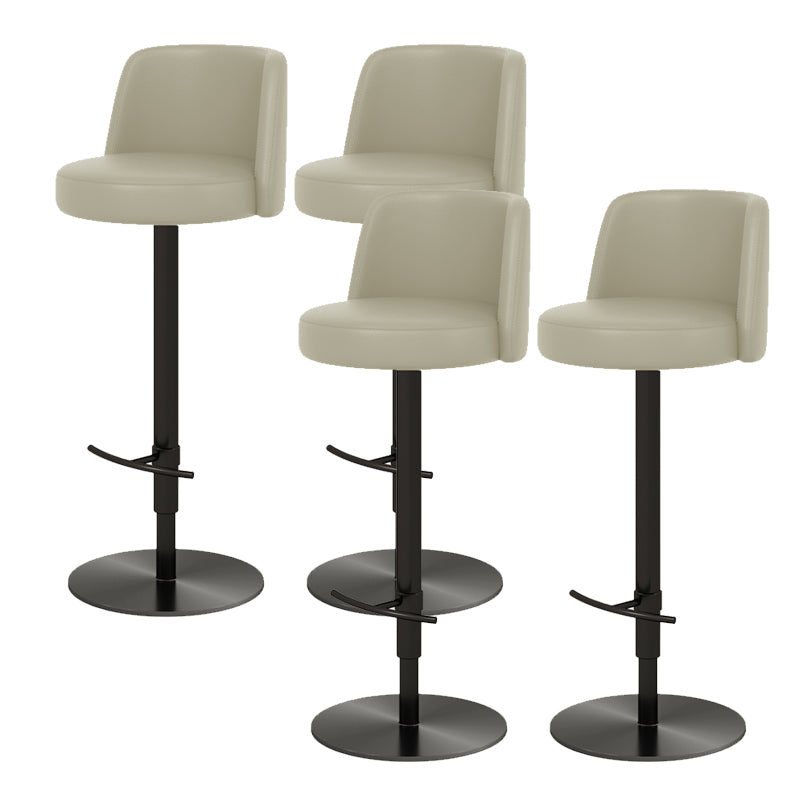 Glam Bar Stool Adjustable Height Counter Stool for Bristol with Swivel