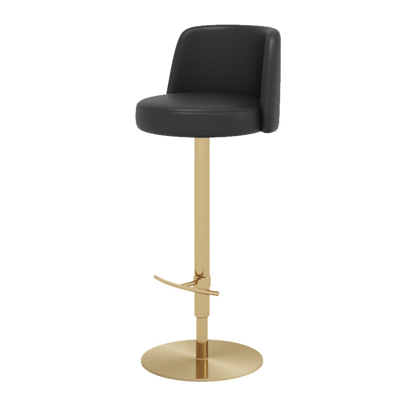 Glam Bar Stool Adjustable Height Counter Stool for Bristol with Swivel