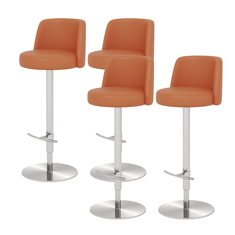 Glam Bar Stool Adjustable Height Counter Stool for Bristol with Swivel