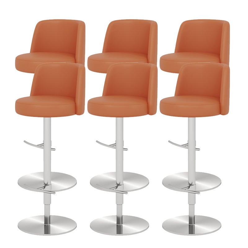 Glam Bar Stool Adjustable Height Counter Stool for Bristol with Swivel