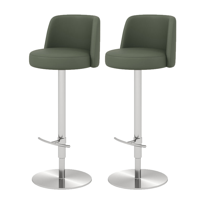 Glam Bar Stool Adjustable Height Counter Stool for Bristol with Swivel