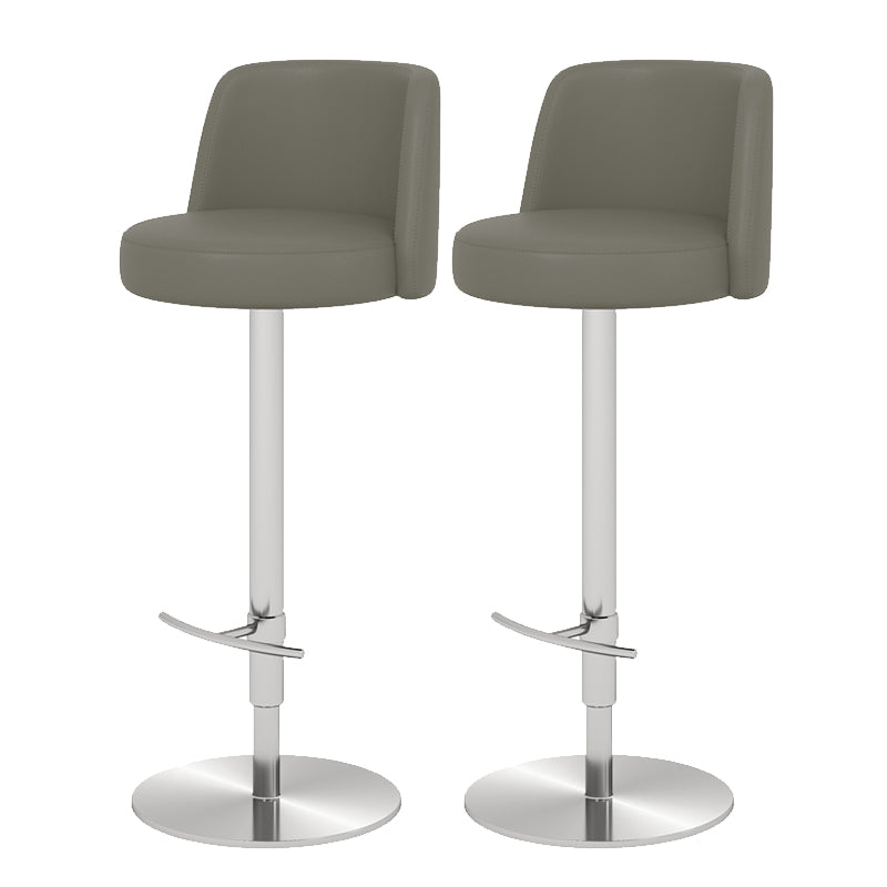 Glam Bar Stool Adjustable Height Counter Stool for Bristol with Swivel