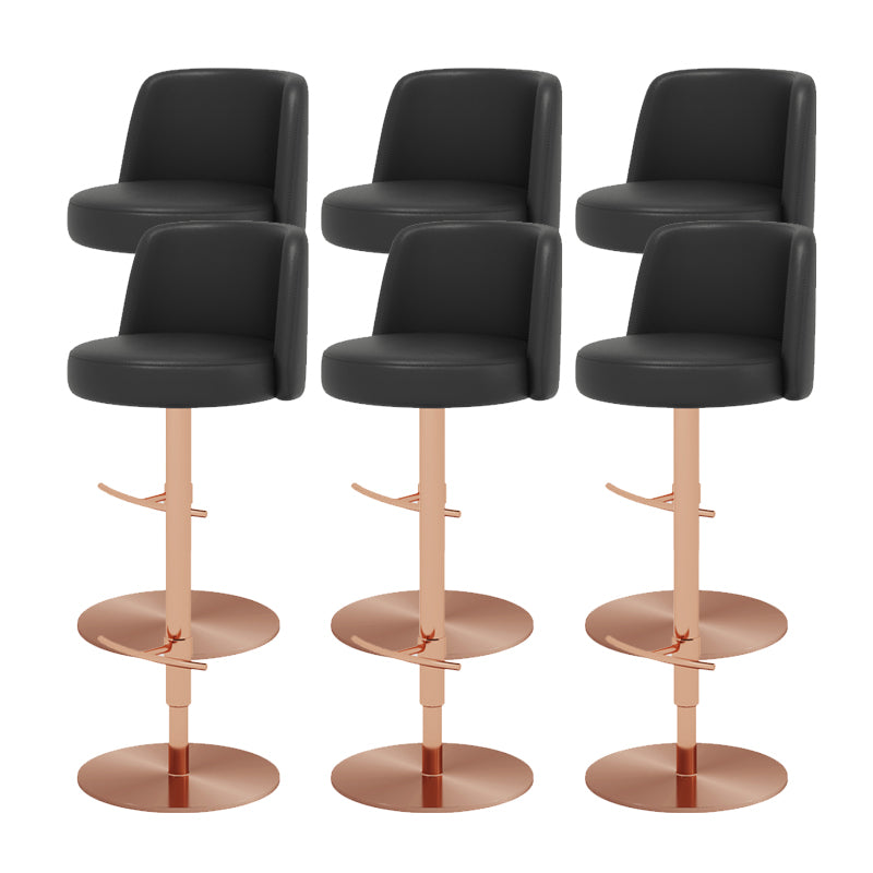 Glam Bar Stool Adjustable Height Counter Stool for Bristol with Swivel