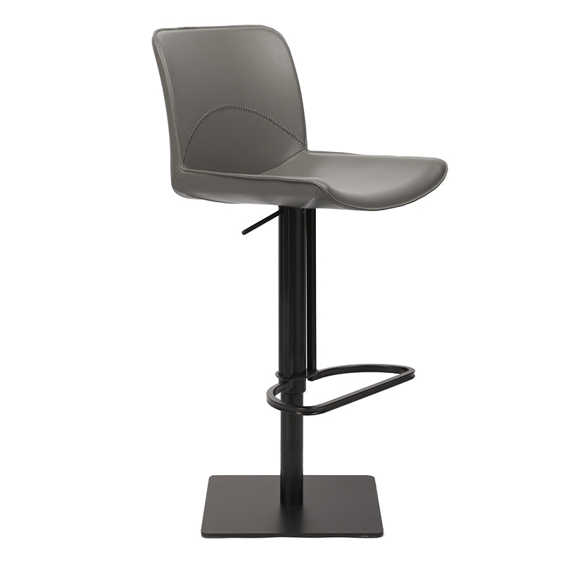 Industrial Bar Stool Leather Adjustable Counter Stool for Bristol