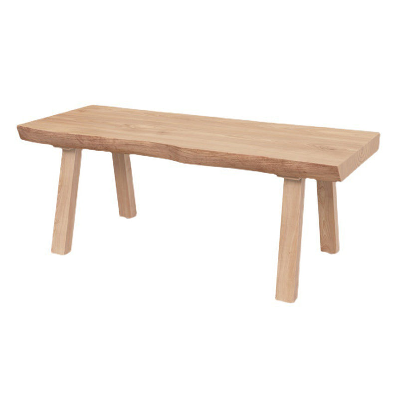 Modern Style Rectangle Dining Table Wood Table with Wood Legs for Home
