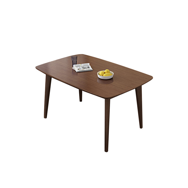 Solid Wood Dining Room Table Modern Dining Table for Kitchen