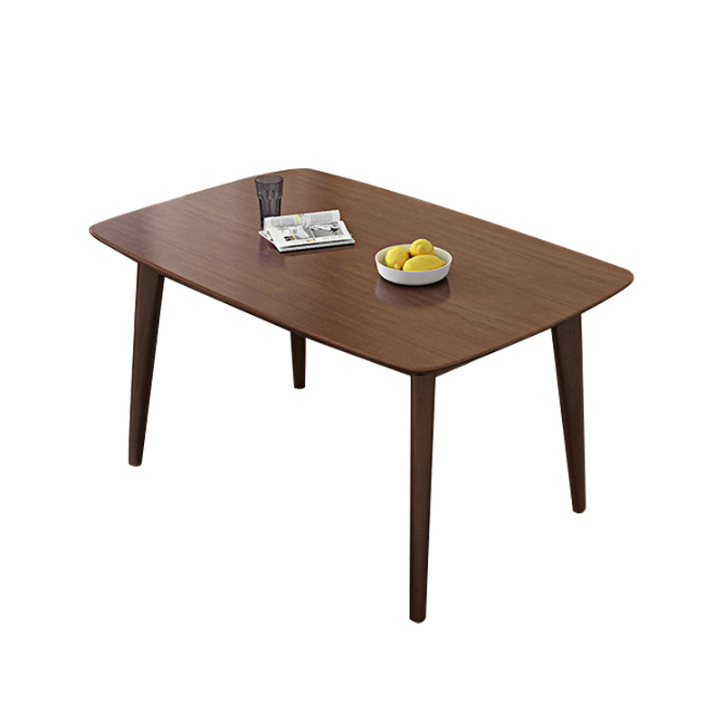 Solid Wood Dining Room Table Modern Dining Table for Kitchen