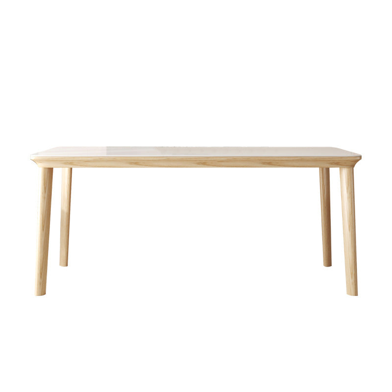 Contemporary Furniture Rectangle Stone Dining Room Table for Kitchen