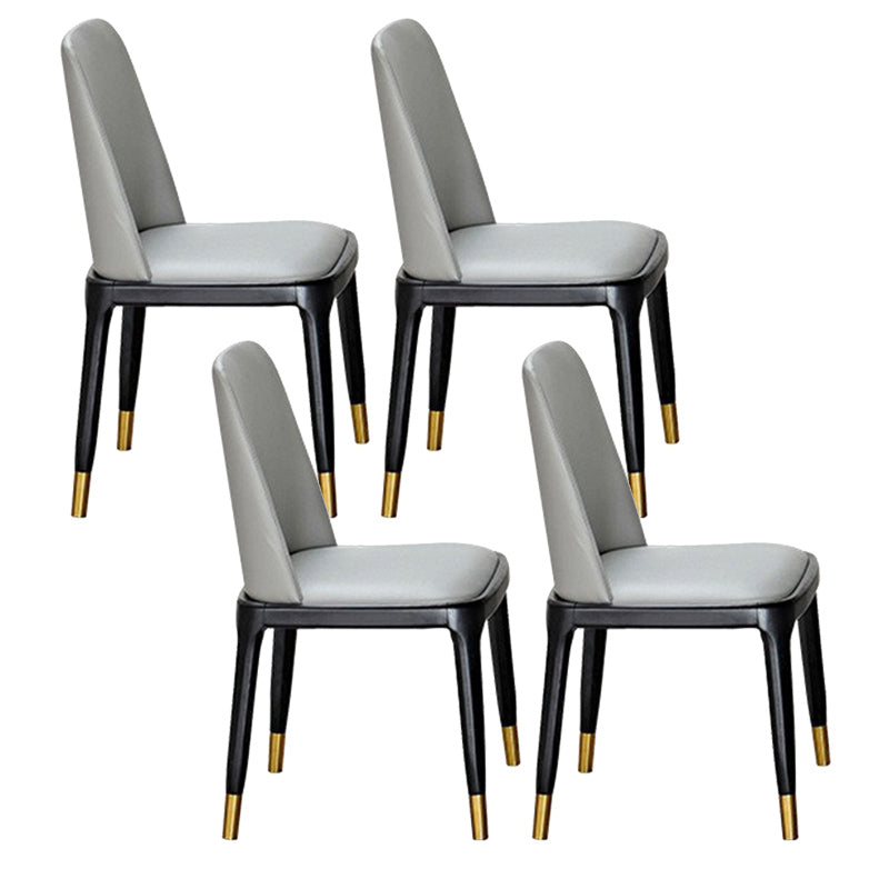 Nordic 1/4/5/7 Pieces Furniture Rectangle Stone Dining Table Set in Gray