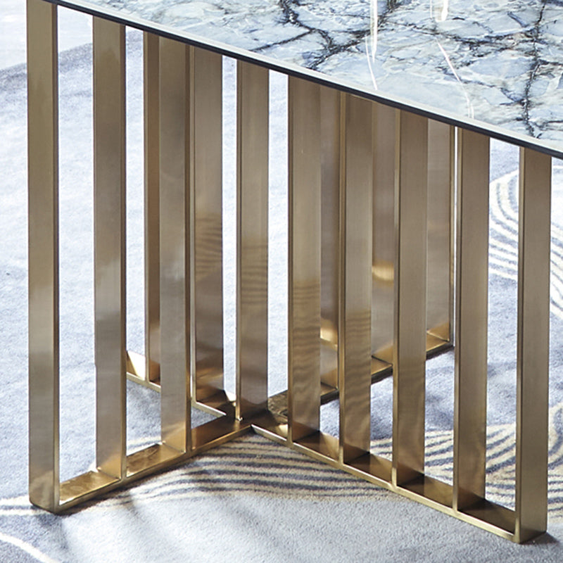 Nordic Style 1/2/5/7 Pieces Dining Chairs Set Rectangle Stone Furniture in Gray