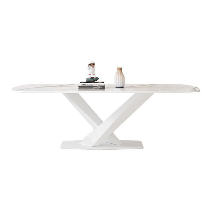 Modern 1/2/3/5 Pieces Dining Set Rectangle Stone Dining Table for Dining Room
