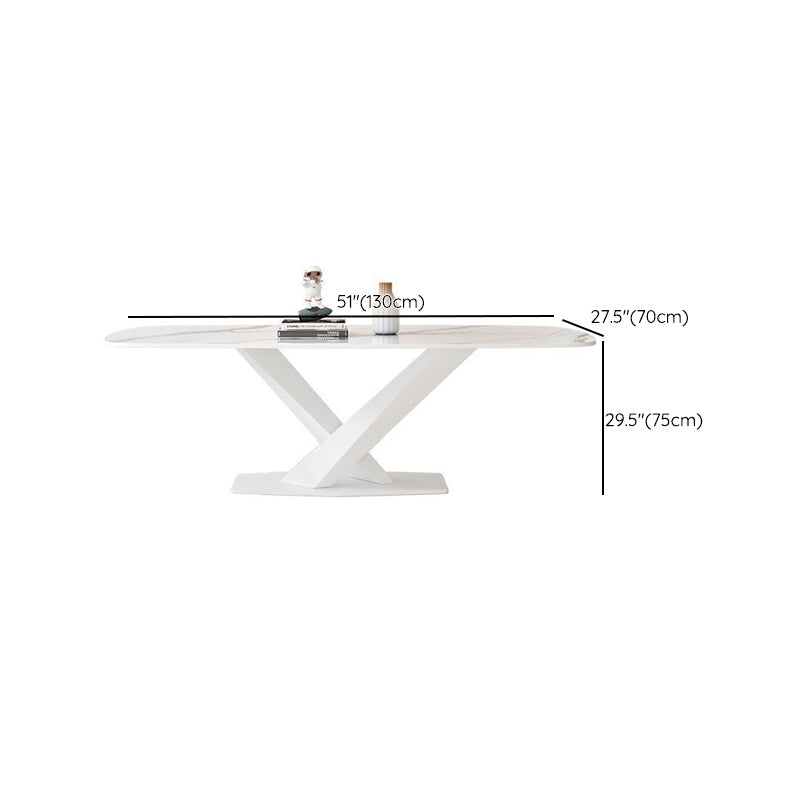 Modern 1/2/3/5 Pieces Dining Set Rectangle Stone Dining Table for Dining Room