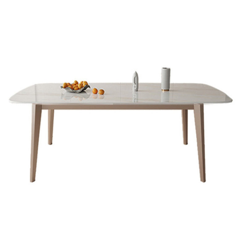 Modern 1/2/5 Pieces Dining Set Rectangle Stone Kitchen Dining Table