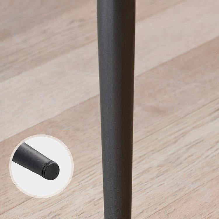 Industrial Arm Chair Metal Solid Back Dining Room Chair for Indoor