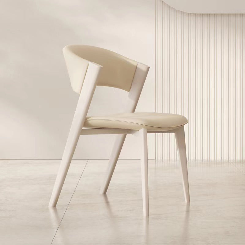 Modern Side Chair Metal Open Back Dining Room Chair for Brasserie