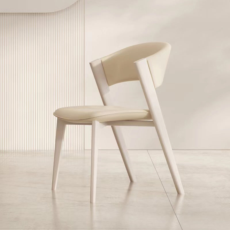 Modern Side Chair Metal Open Back Dining Room Chair for Brasserie