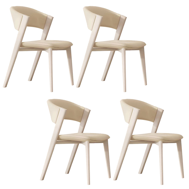 Modern Side Chair Metal Open Back Dining Room Chair for Brasserie