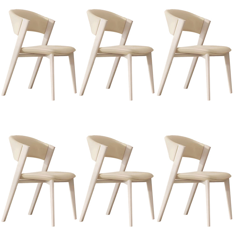 Modern Side Chair Metal Open Back Dining Room Chair for Brasserie