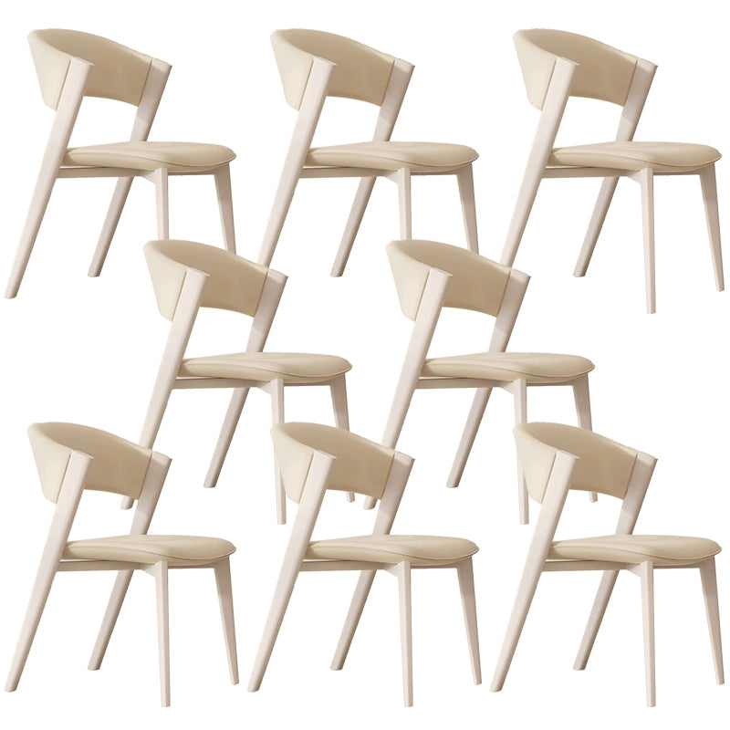 Modern Side Chair Metal Open Back Dining Room Chair for Brasserie