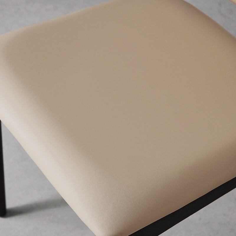 Contemporary Style Side Chair Wood Open Back Dining Room Chair for Brasserie