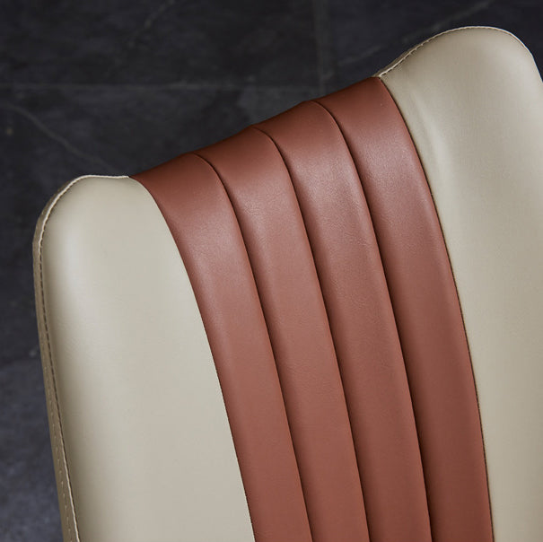 Dining Room Upholstered Chair Home Faux Leather Parsons Dining Chair