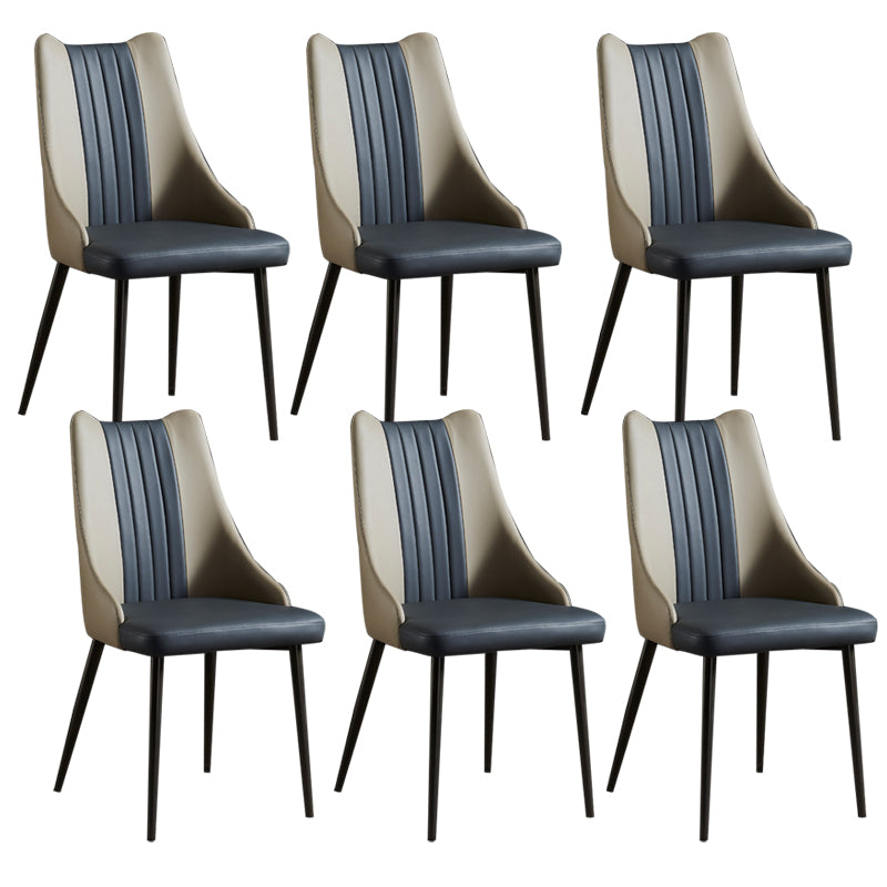 Dining Room Upholstered Chair Home Faux Leather Parsons Dining Chair