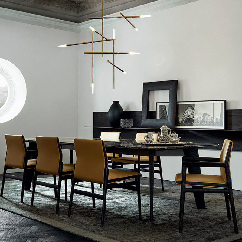 Home Industrial Dining Accent Chair Dining Room Dining Arm Chair