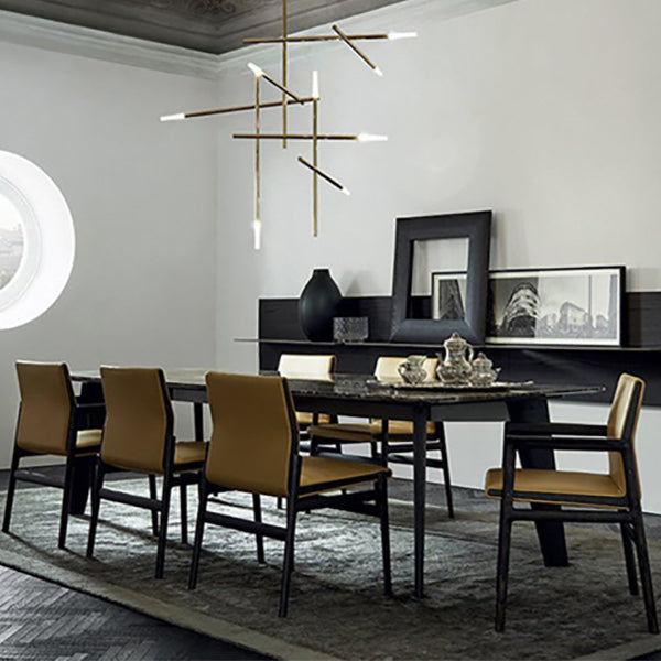 Home Industrial Dining Accent Chair Dining Room Dining Arm Chair