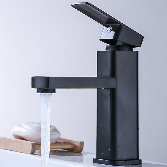 Industrial Bathroom Faucet Stainless Steel Lever Handles with Water Hose Vessel Faucet