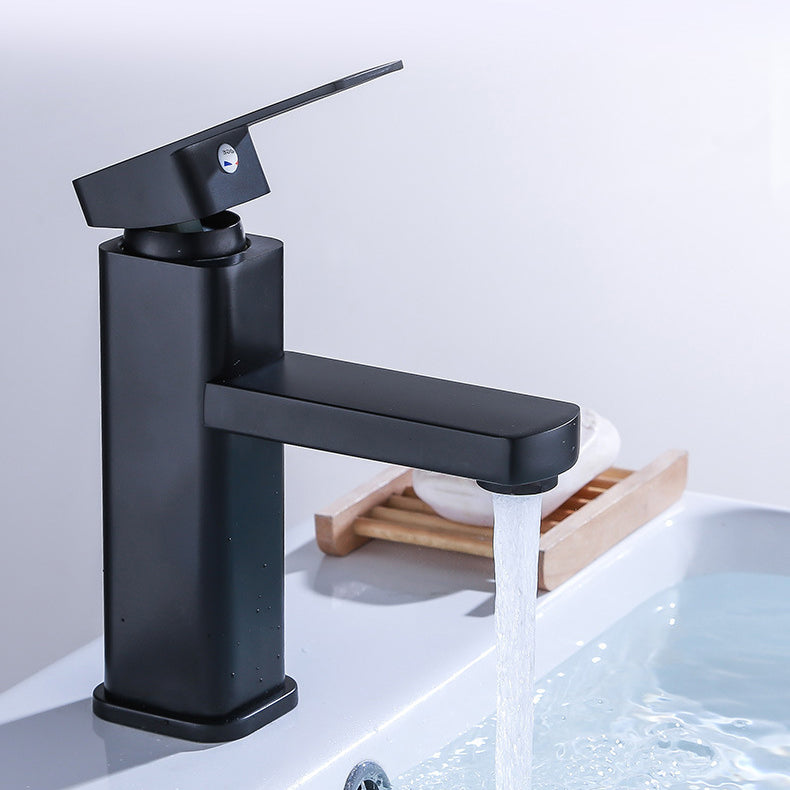 Industrial Bathroom Faucet Stainless Steel Lever Handles with Water Hose Vessel Faucet