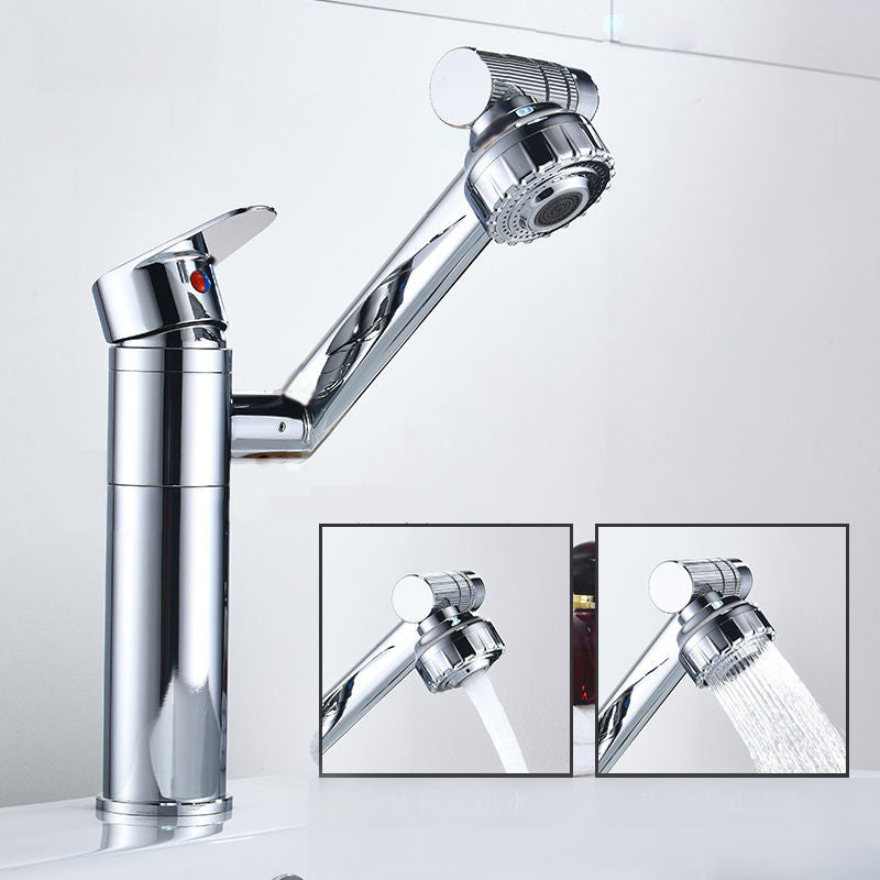 Glam Style Faucets Vessel Sink Faucet with Single Lever Handle