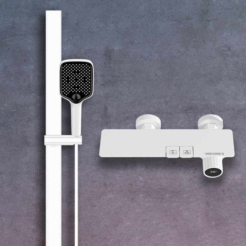 Shower Set Digital Display Simple Split Shower Set Bathroom Full Copper Booster