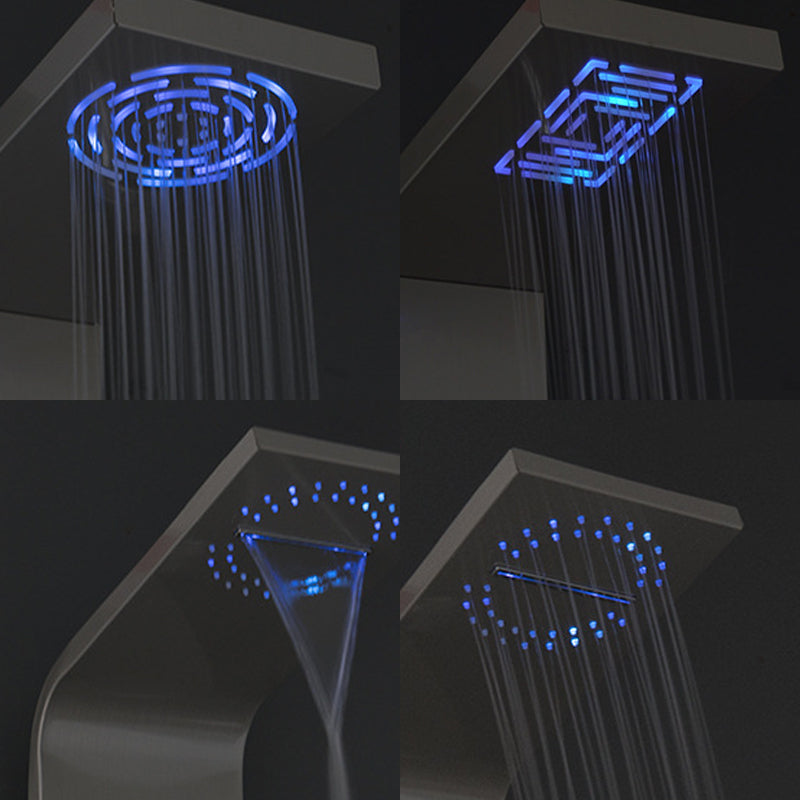 Shower Shower Set Digital Display Temperature Control Shower Wall Mounted