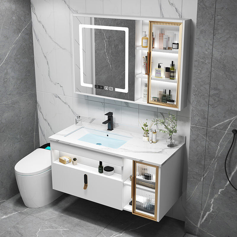 Gorgeous Sink Vanity Wall-Mounted Bathroom Vanity Cabinet with Mirror Cabinet
