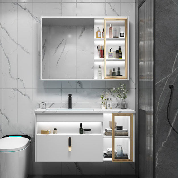 Gorgeous Sink Vanity Wall-Mounted Bathroom Vanity Cabinet with Mirror Cabinet