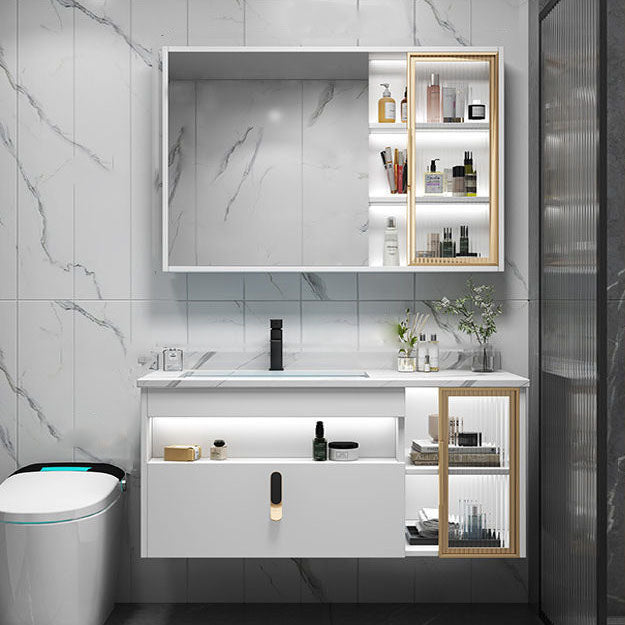 Gorgeous Sink Vanity Wall-Mounted Bathroom Vanity Cabinet with Mirror Cabinet