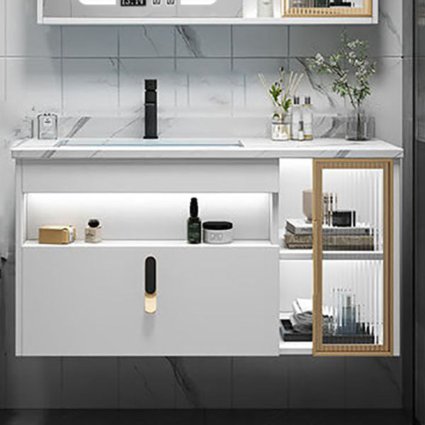 Gorgeous Sink Vanity Wall-Mounted Bathroom Vanity Cabinet with Mirror Cabinet