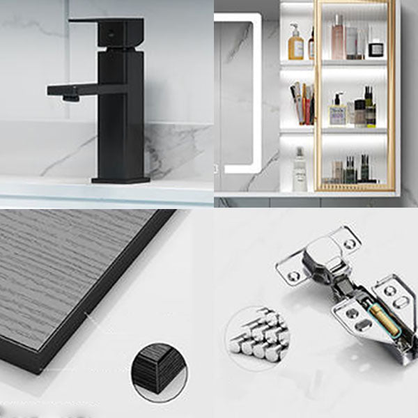 Gorgeous Sink Vanity Wall-Mounted Bathroom Vanity Cabinet with Mirror Cabinet