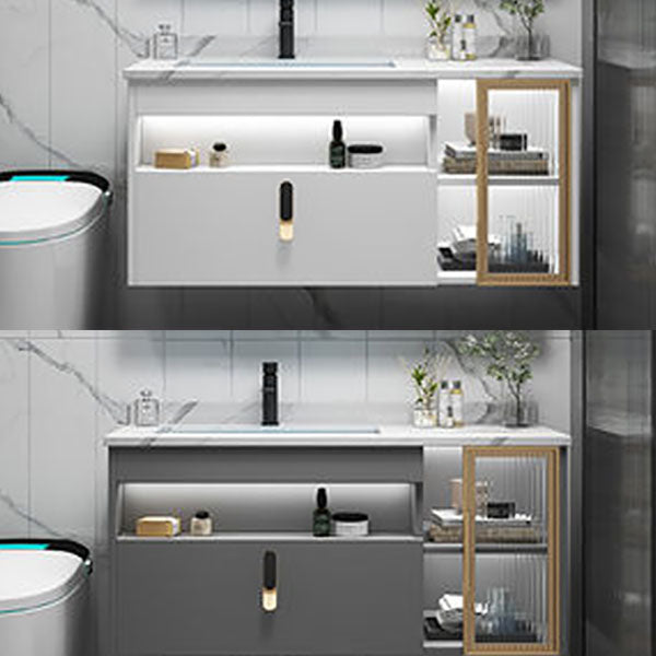 Gorgeous Sink Vanity Wall-Mounted Bathroom Vanity Cabinet with Mirror Cabinet